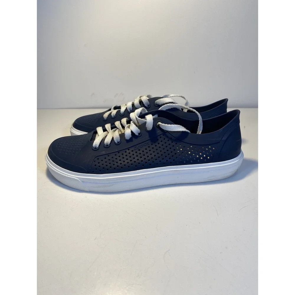 Crocs Citilane Roka Court Men's Size 8 Blue Casual Shoes‎